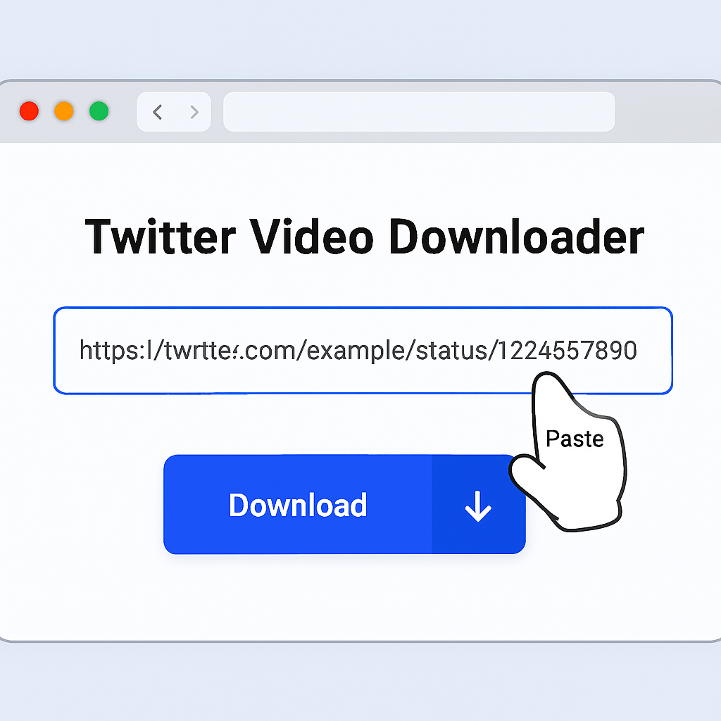 Step 2: Paste the link into the input box